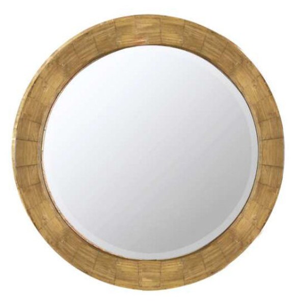 Kettler Beveled Mirror Natural Wood Finish